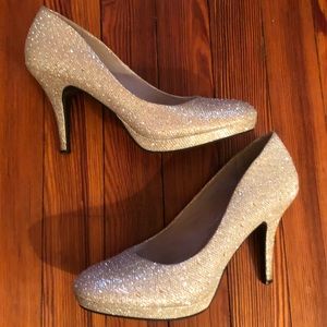 Hot Tomato Silver Heels